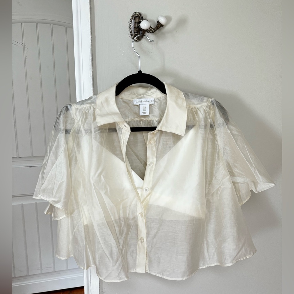 House of Harlow 1960 Sheer Top